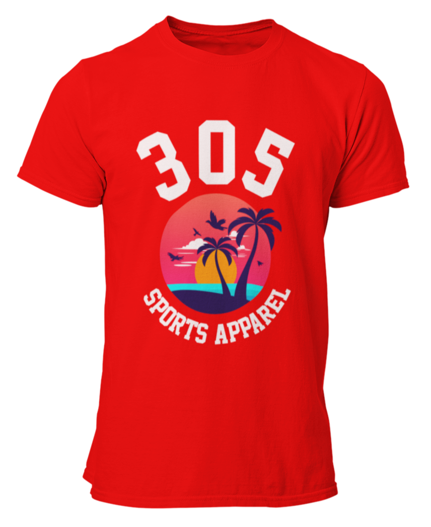 Men's Tropical 305 Sports Apparel Short Sleeve