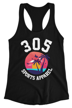 Women's Tropical 305 Sports Apparel Tank Top