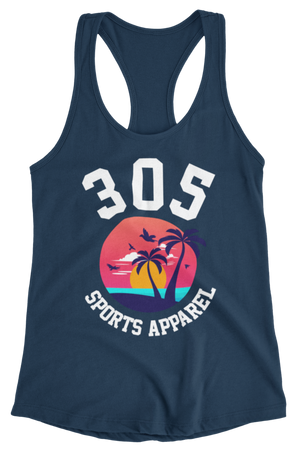 Women's Tropical 305 Sports Apparel Tank Top