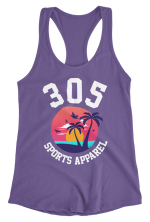 Women's Tropical 305 Sports Apparel Tank Top