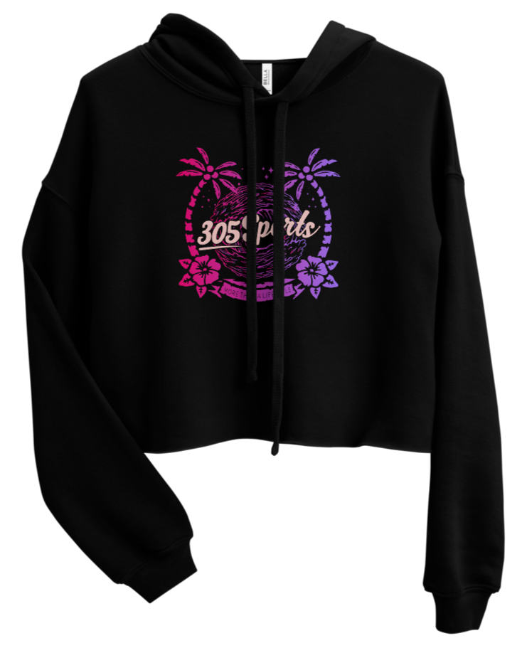 Women's Coconut Bay Cropped Hoodie