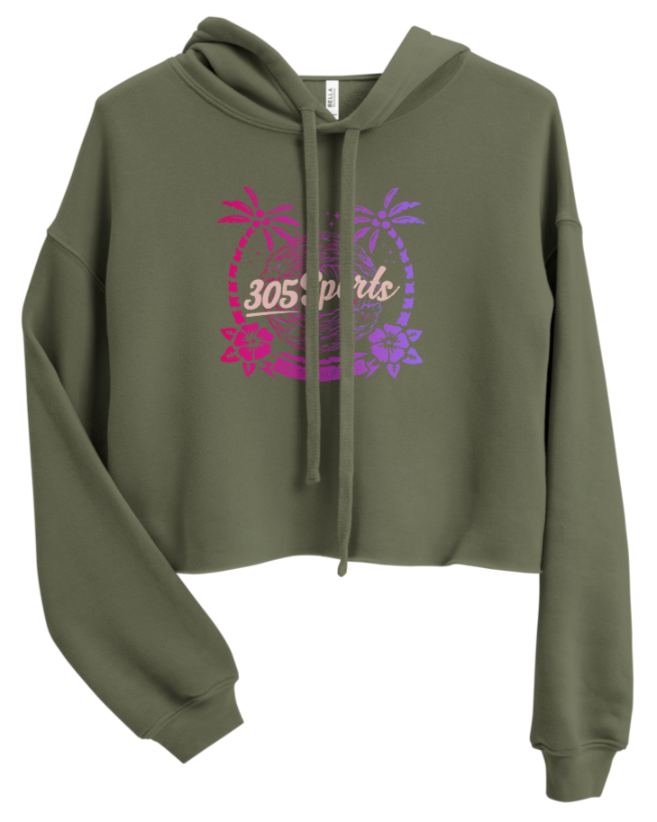 Women's Coconut Bay Cropped Hoodie