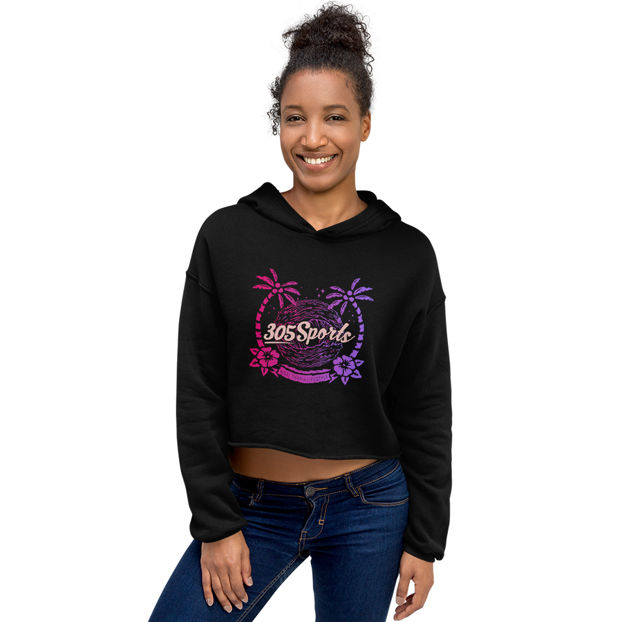 Women's Coconut Bay Cropped Hoodie