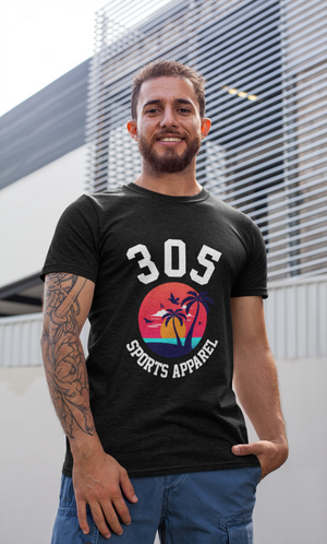 Men's Tropical 305 Sports Apparel Short Sleeve