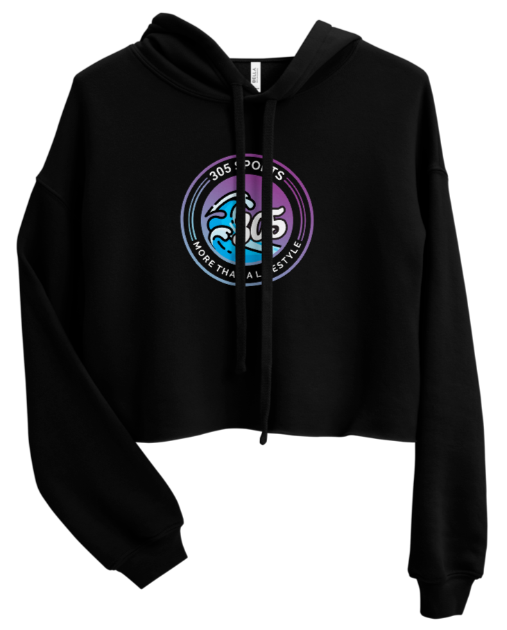 Women's Hop on the Wave Cropped Hoodie