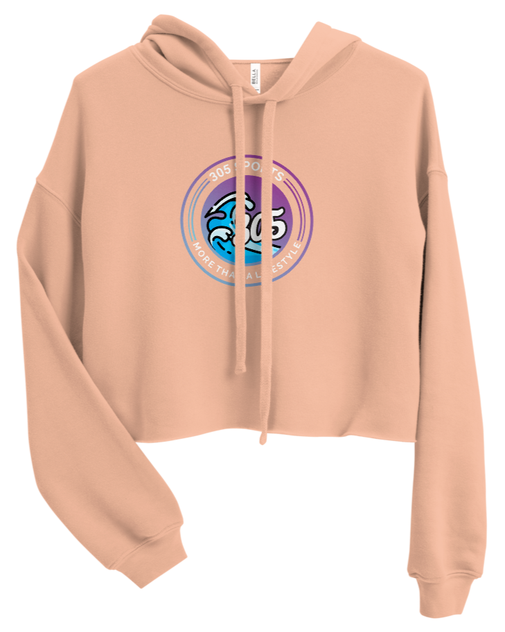 Women's Hop on the Wave Cropped Hoodie