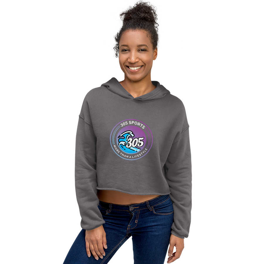 Women's Hop on the Wave Cropped Hoodie