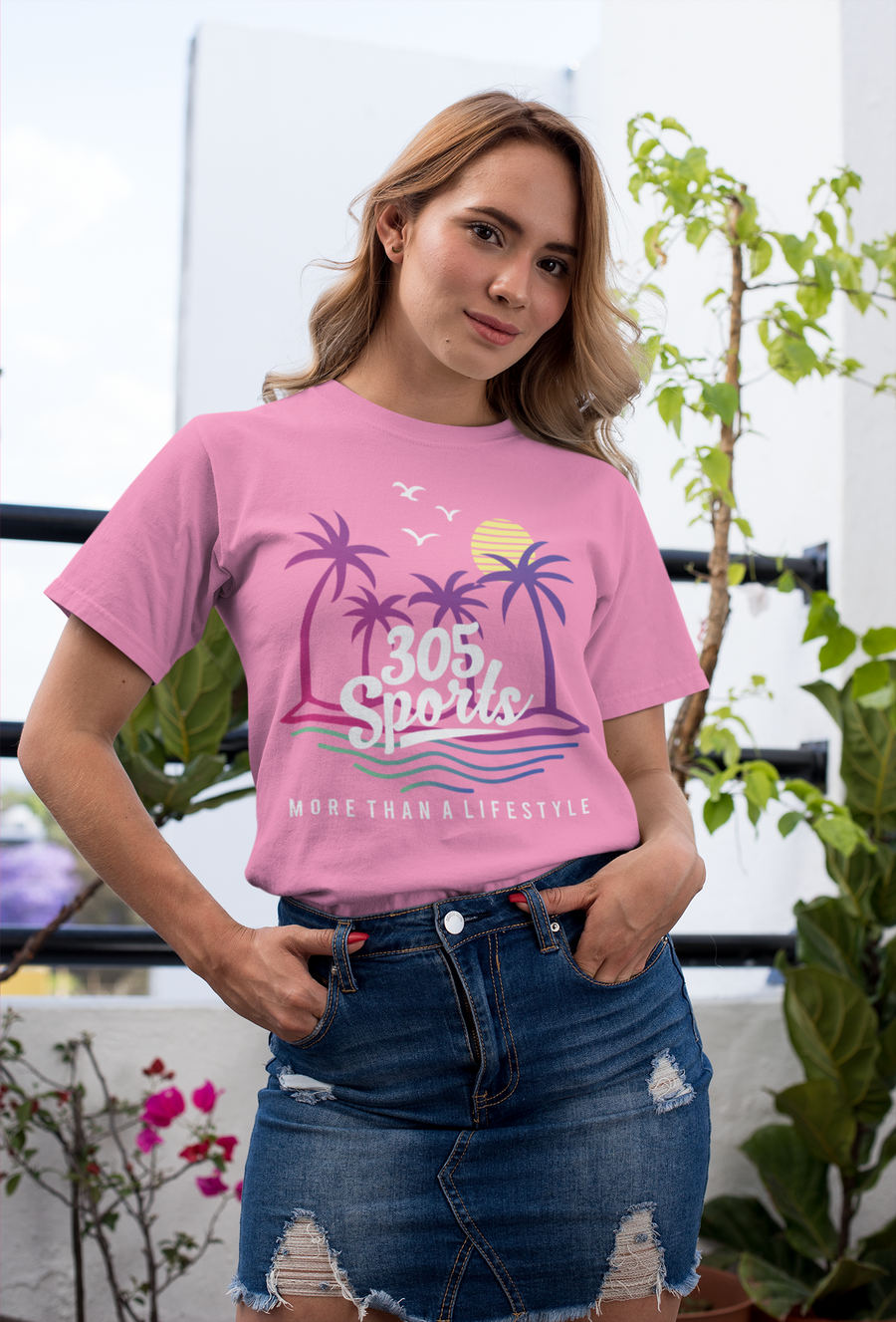 Women's Life is a Beach Short Sleeve