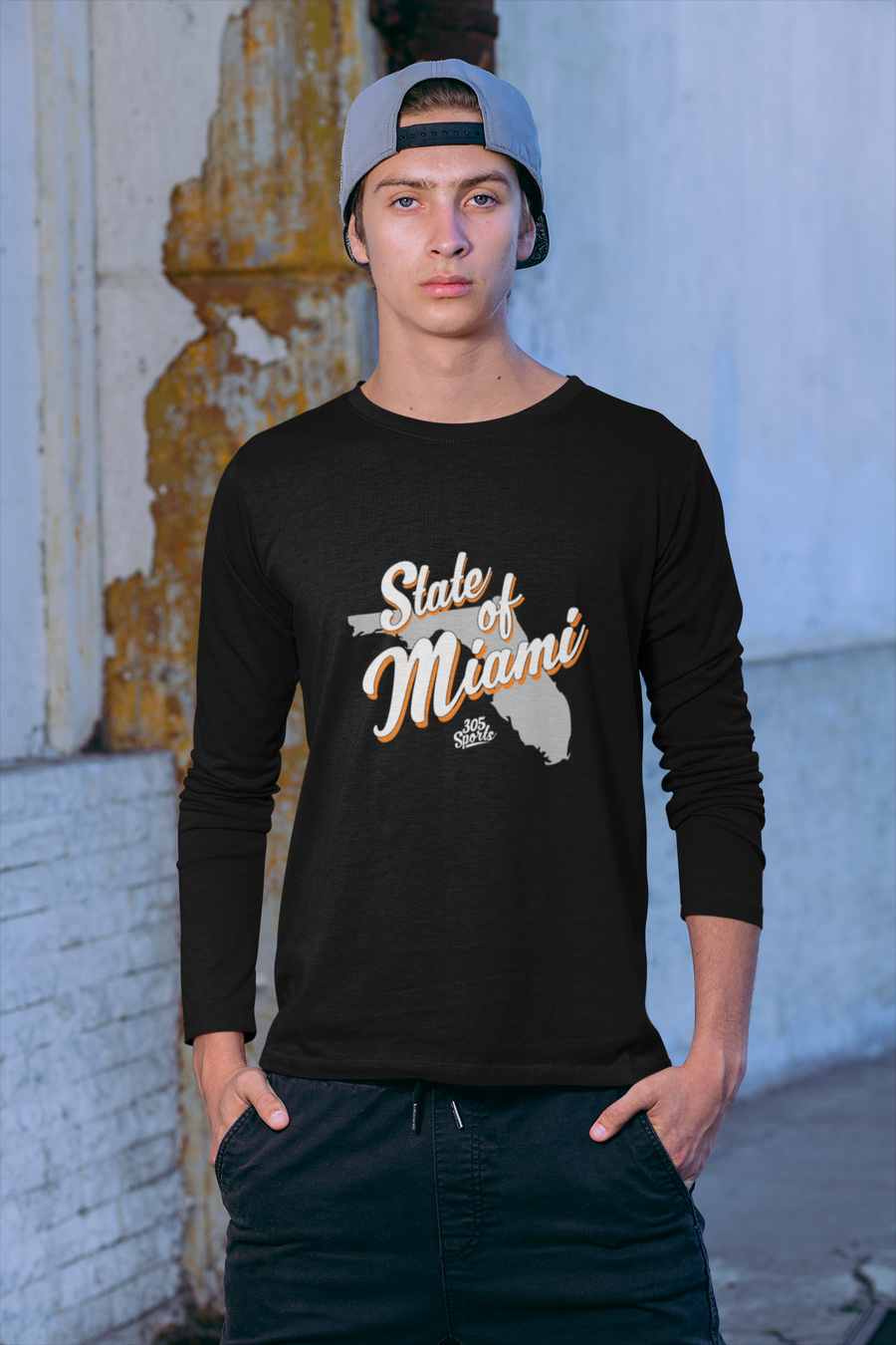 Men's State Of Miami Long Sleeve