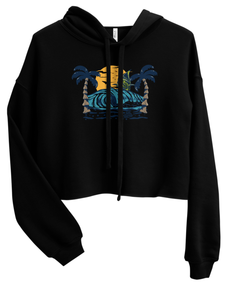 Women's Mahi-Mahi Cropped Hoodie