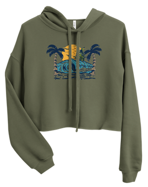 Women's Mahi-Mahi Cropped Hoodie