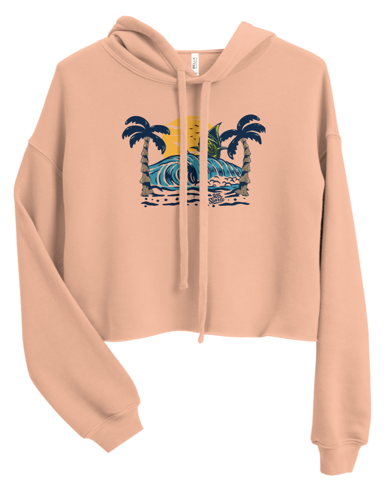 Women's Mahi-Mahi Cropped Hoodie