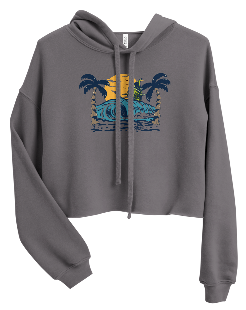 Women's Mahi-Mahi Cropped Hoodie