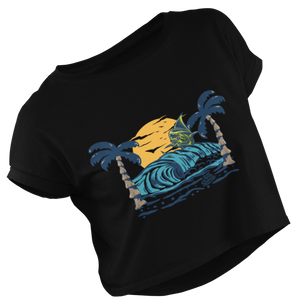 Women's Mahi-Mahi Cropped Tee