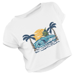 Women's Mahi-Mahi Cropped Tee