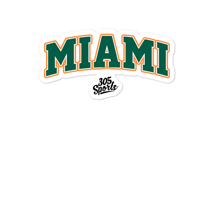 Miami Marlins Vinyl Sticker Decal (BUY 2 GET 1 FREE)- Multi-Colors