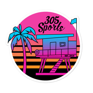 Retro Palm Tree Sticker