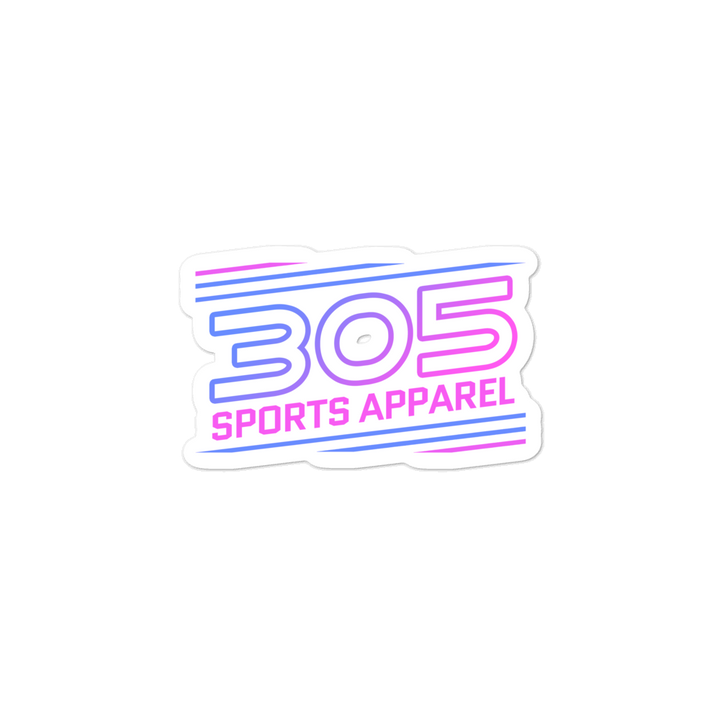 Neon 305 Sports Apparel Stickers