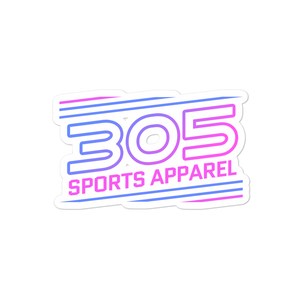 Neon 305 Sports Apparel Stickers