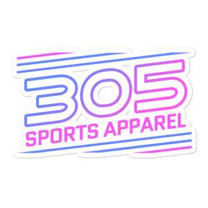 Neon 305 Sports Apparel Stickers