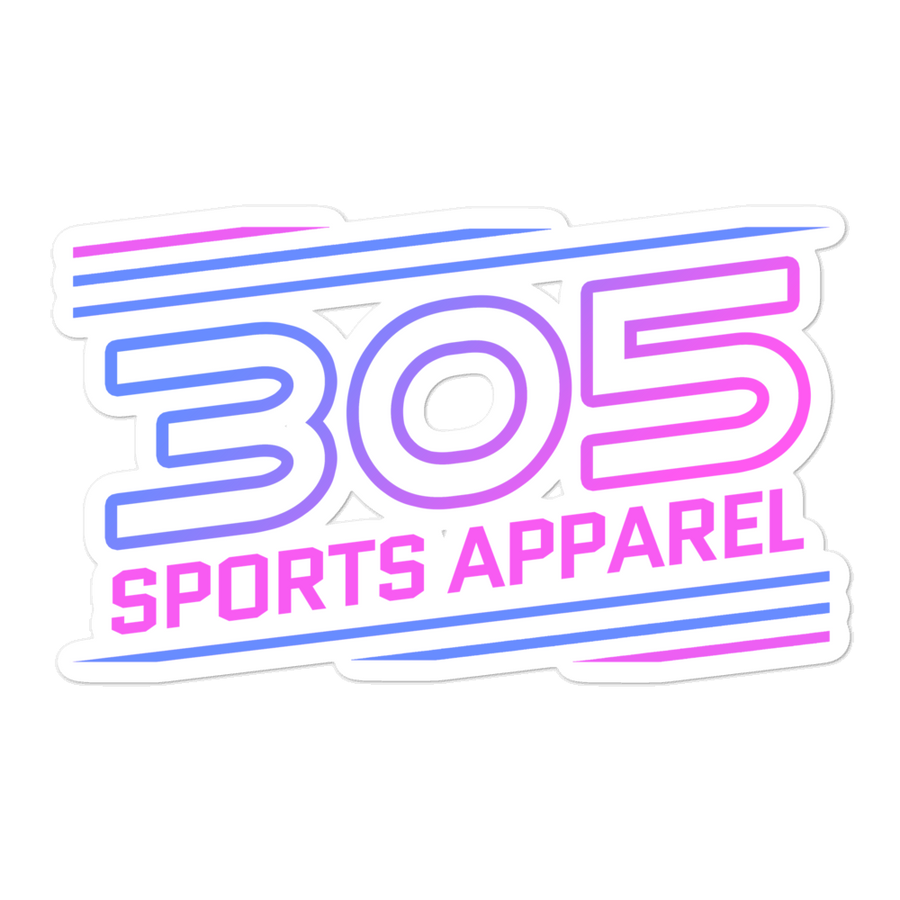Neon 305 Sports Apparel Stickers