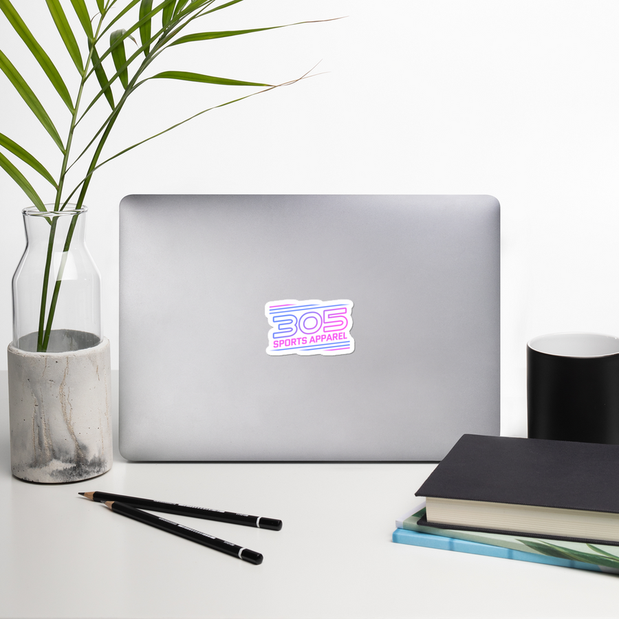 Neon 305 Sports Apparel Stickers