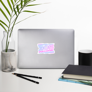 Neon 305 Sports Apparel Stickers