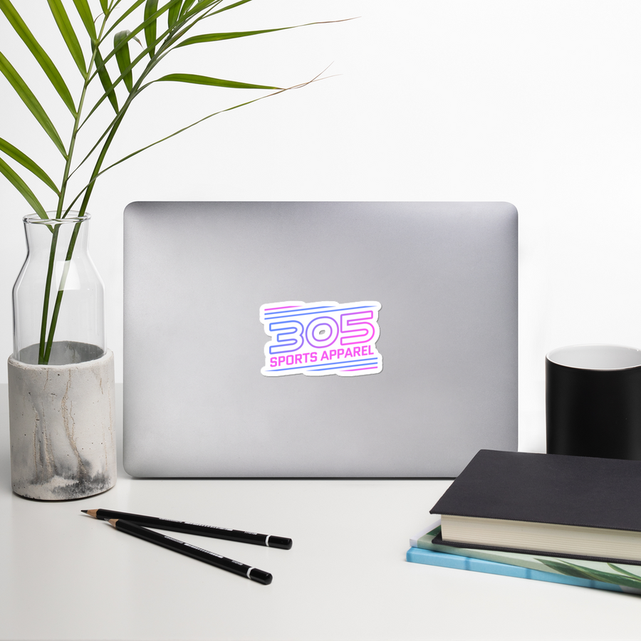 Neon 305 Sports Apparel Stickers