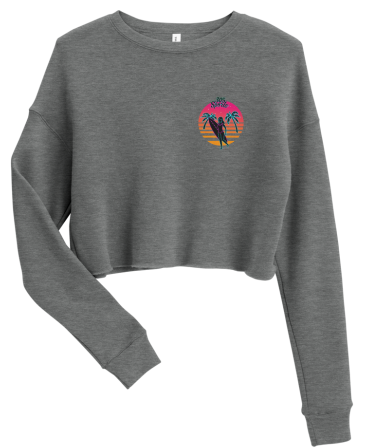 Women's Surf's Up Cropped Sweater