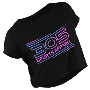 Women's Neon 305 Sports Apparel Cropped Tee