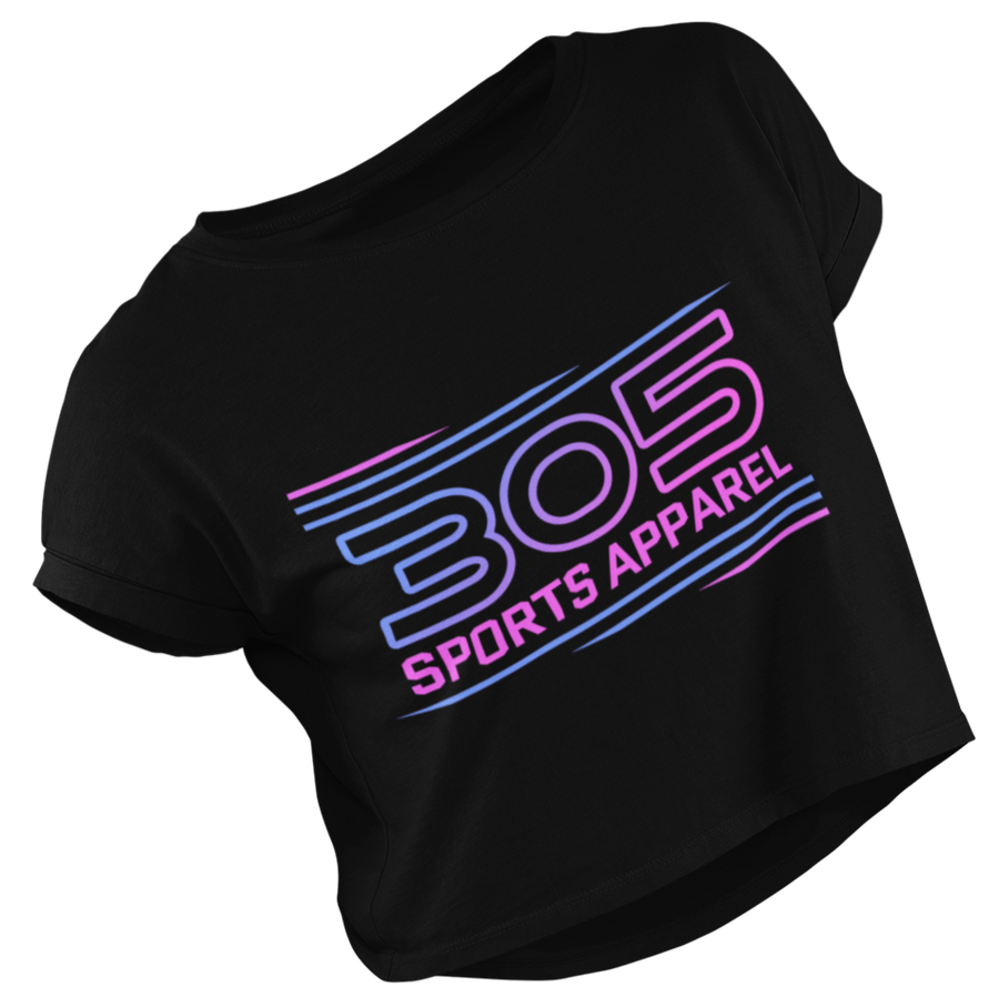 Women's Neon 305 Sports Apparel Cropped Tee