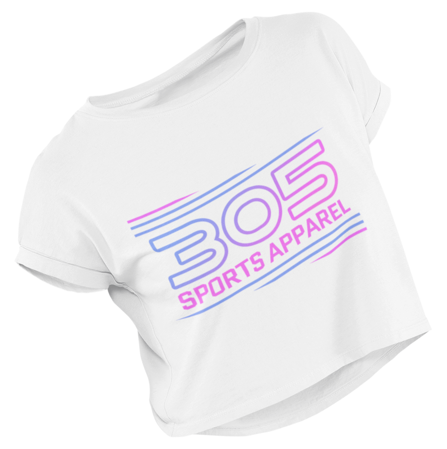 Women's Neon 305 Sports Apparel Cropped Tee