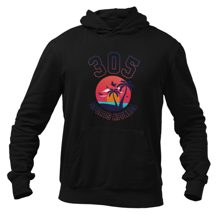 Neon Tropical 305 Sports Apparel Hoodie