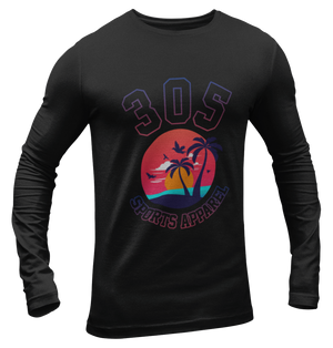 Men's Neon Tropical 305 Sports Apparel Long Sleeve