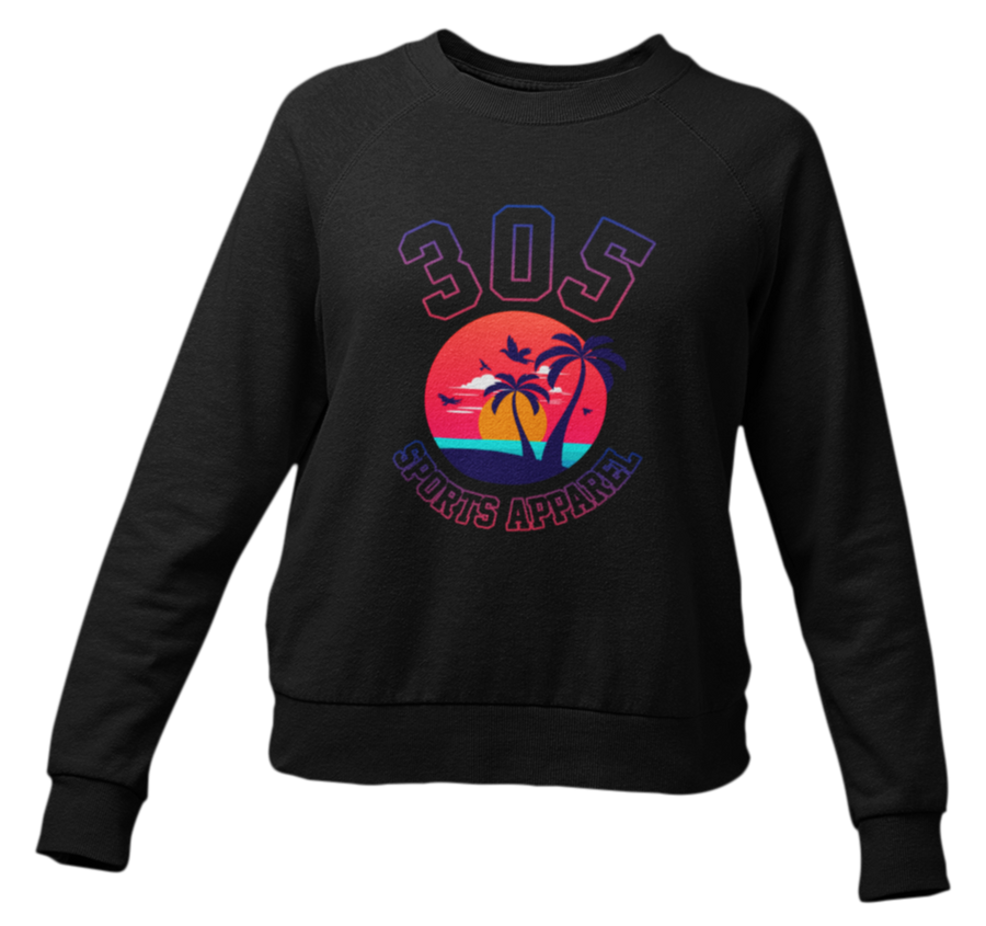 Women's Neon Tropical 305 Sports Apparel Sweater