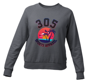 Women's Neon Tropical 305 Sports Apparel Sweater