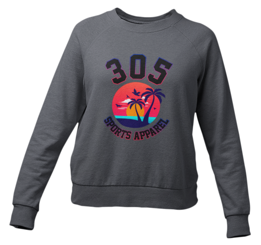 Women's Neon Tropical 305 Sports Apparel Sweater