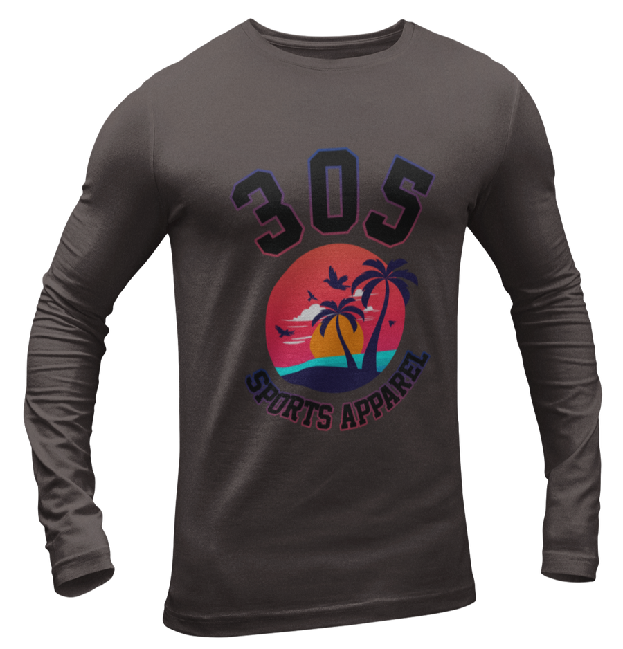 Men's Neon Tropical 305 Sports Apparel Long Sleeve