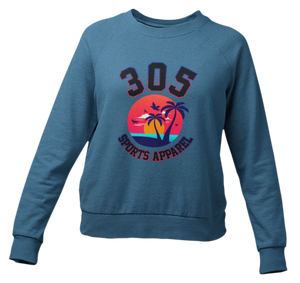 Women's Neon Tropical 305 Sports Apparel Sweater