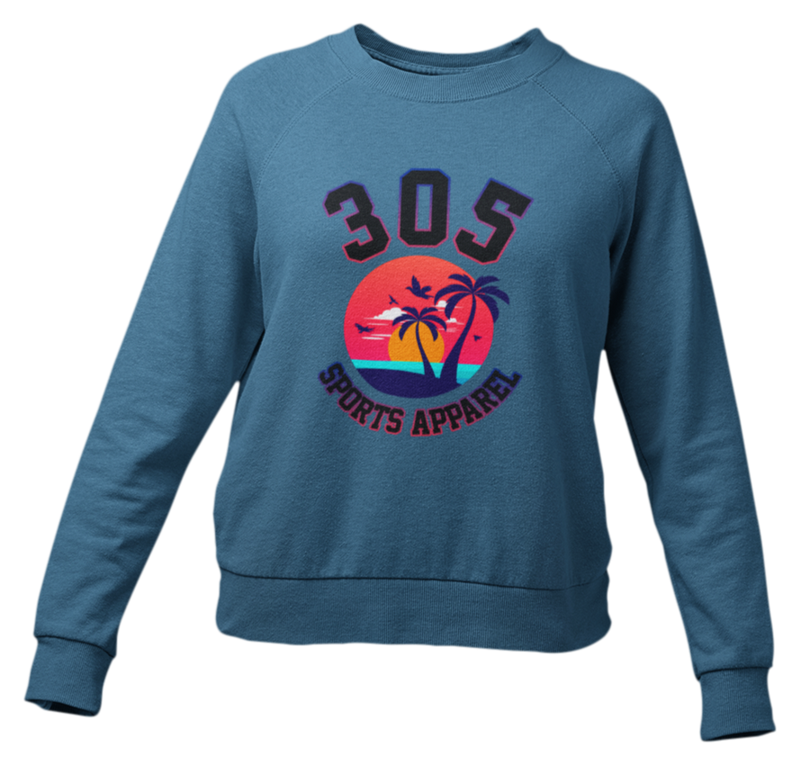 Women's Neon Tropical 305 Sports Apparel Sweater