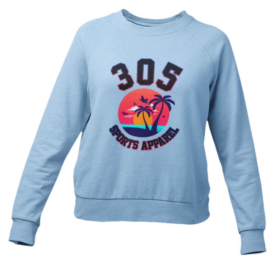 Women's Neon Tropical 305 Sports Apparel Sweater