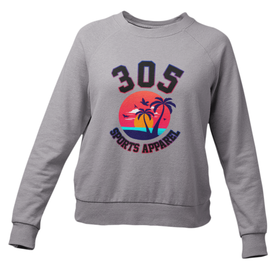 Women's Neon Tropical 305 Sports Apparel Sweater