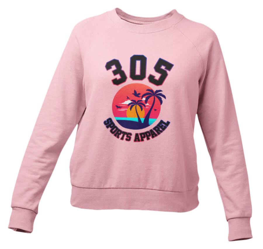 Women's Neon Tropical 305 Sports Apparel Sweater