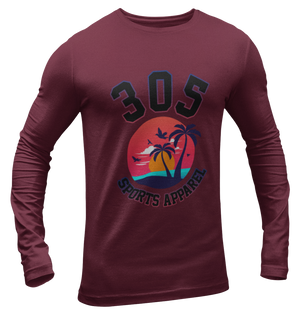 Men's Neon Tropical 305 Sports Apparel Long Sleeve