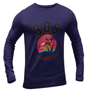 Men's Neon Tropical 305 Sports Apparel Long Sleeve