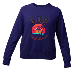 Women's Neon Tropical 305 Sports Apparel Sweater