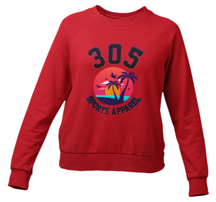 Women's Neon Tropical 305 Sports Apparel Sweater