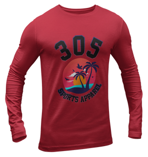 Men's Neon Tropical 305 Sports Apparel Long Sleeve