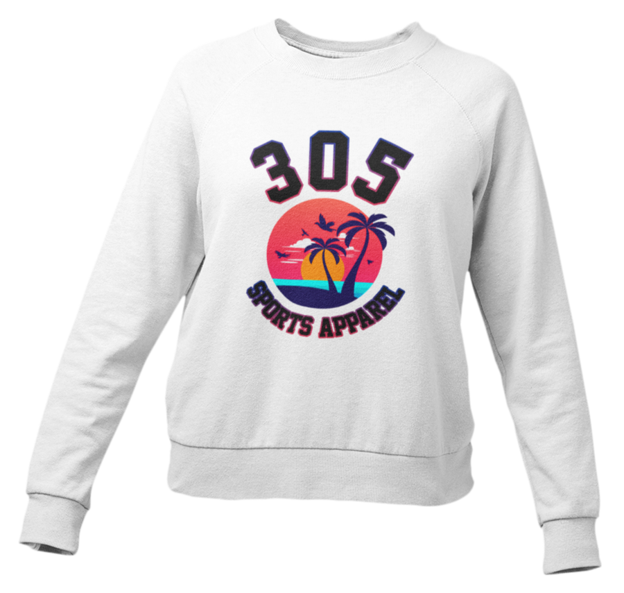 Women's Neon Tropical 305 Sports Apparel Sweater