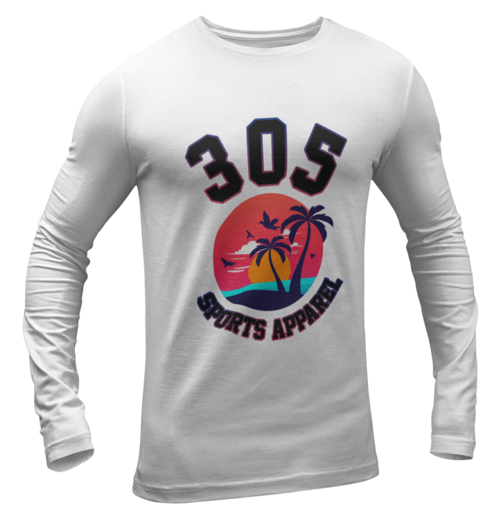 Men's Neon Tropical 305 Sports Apparel Long Sleeve